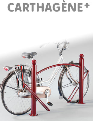 Arceau vélos MILAN avec signalétique