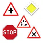 Panneaux d'Intersection et de Priorité Type AB