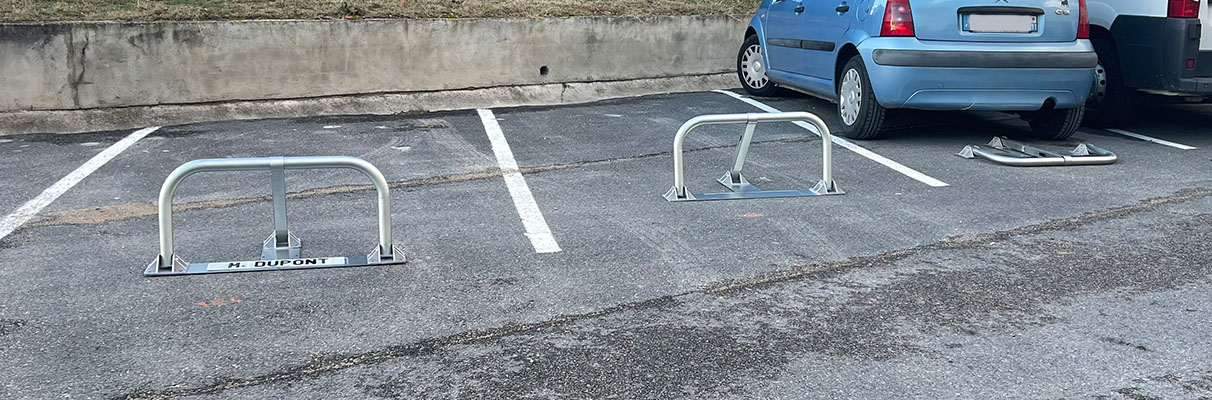La barrière de parking pour protéger son stationnement