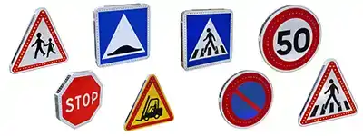 Collection Panneaux Routiers Lumineux